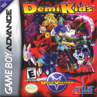 Demikids Dark Version GameBoy Advance US box art